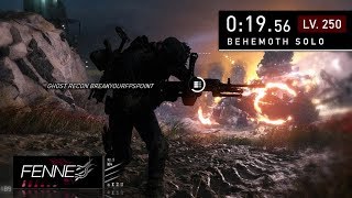 lv. 250 Behemoth solo kill, under 20s | Ghost Recon Breakpoint