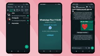 CHEGOU! NOVO WHATSAPP PLUS V18.85 SUPER ATUALIZADO  2022 COM NOVOS EMOJIS (O Melhor)