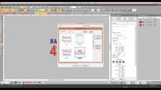 EmbroideryStudio e3 - Creating a team name template