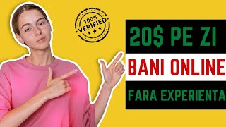 20$ PE ZI - Cum sa faci BANI ONLINE pe TELEFON fara experienta