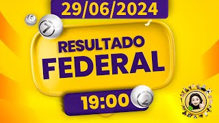 Resultado do jogo do bicho ao vivo - LOTERIA FEDERAL AO VIVO 19H 29-06-2024