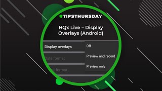 HQx Live - Display Overlays (Android)