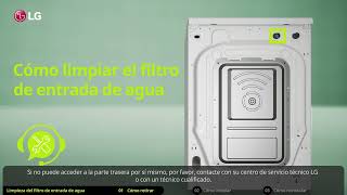 Soporte LG España - Limpiar el filtro de entrada de agua en la Lavadora LG