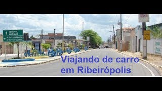 Viajando de carro em Ribeirópolis - Sergipe