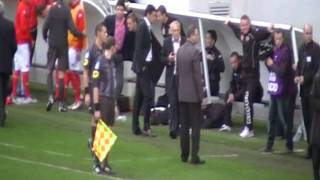 Stade de Reims-Istres,05/11/2011, Istres (banc de touche) avant le péno...