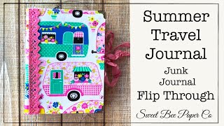 Summer Travel Journal | Junk Journal | Camper Journal |