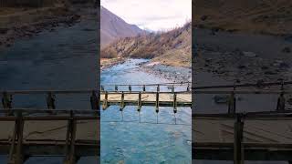 Beautiful Wooden Bridge #travel #nature #pakistan #gilgitbaltistan #mountains #bridge #astor