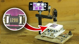 DIY PCB inspection Machine | PCB Microscope | Arduino project