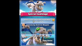 Clash Royale new tournament update Skeleton Dragons  Draft Challenge gameplay (2th tournament)