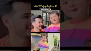 zulqarnain daughter Aizal cutest acting 😘😇 #celebrities #zulqarnainvlogs #shorts