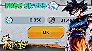 Get Free 6000 CC in dragon ball legends | how to get free cc in dragon ball legends