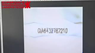 Synthetic Stone Laser Engraving Machine Engraving Diamonds