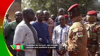 Production du riz burkinabè   des trieuses optiques pour améliorer la qualité