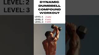 DYNAMIC DUMBBELL Exercise | compound workout with dumbbell | #shorts