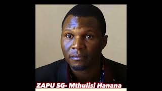 Let us collapse the government says ZAPU SG