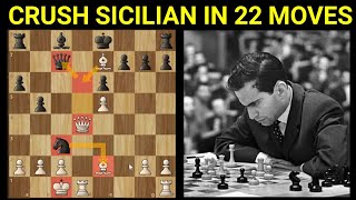 Crush Sicilian In 22 Moves RICHTER RAUZER VARIATION Tricky Lines