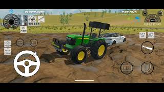 रेंज रोवर कीचड़ में फस गई Part 2|| Indian tractor simulator 3d || OmkarX Gaming