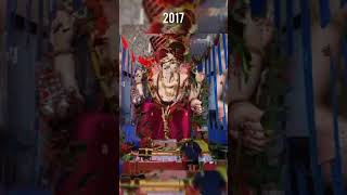 Girgaon cha Raja 2011 to 2024 #Ganpati# Bappa# morya# short# video#💖💖💖