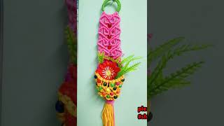 #macrameflowerhanging #walldecor #mobileholder #macrame #diy #viralsong #macramemobileholder