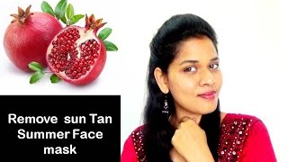 Remove sun tan by DOING THIS | Summer skin care mask| starnaturalbeauties