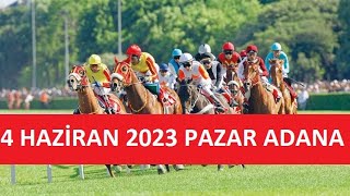 4 HAZİRAN 2023 PAZAR ADANA AT YARIŞI TAHMİNLERİ VE YORUMLARI