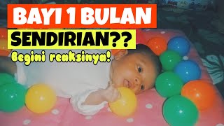 Reaksi Bayi Ketika Sendirian⁉️ Apa Yang Dilakukannya⁉️