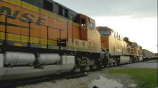 BNSF 5848 coal train on the Kiamichi thru Durant, Ok. 11/12/2011 ©