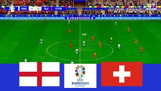 ENGLAND vs SWITZERLAND - EURO 2024 | FULL MATCH & ALL GOALS | FC24