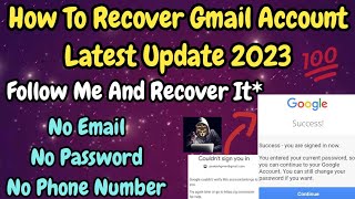 How to recover gmail forgot password ||  google account recovery || email verification code problem