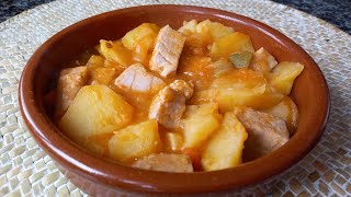 GUISO DE ATÚN CON PATATAS o MARMITAKO DE ATÚN. Te sorprenderá lo rico y sencillo que es.