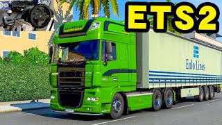 DAF XF105 Italy Cargo Transport  Euro Truck Simulator 2  Steering Wheel