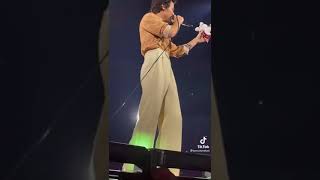 Harry catching a bunny thrown on stage #harry #shorts