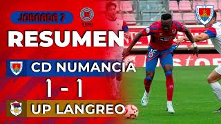 Resumen C.D. Numancia | 1-1 | U.P. Langreo