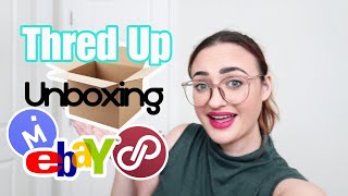 Thred Up Assorted Mixed Woman's Clothing Rescue Box unboxing! | Resell on Poshmark