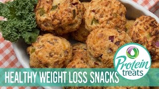 Low Carb Jalapeno Cheddar Balls Protein Treats by Nutracelle