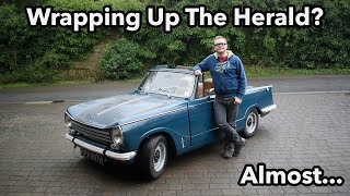 Nearly Back On The Road | Herald 13/60 Restoration | Part 31