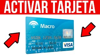 ✅Como Activar Una Tarjeta De Débito del Banco Macro (Para Principiantes)🔴