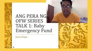 ANGE PERA NG OFW SERIES: Talk 1 "Baby Emergency Fund"