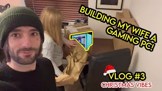 Building My Wife Her First Gaming PC! | Cooler Master NR200P | Christmas Vlogisode and PC Build