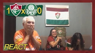 FAMÍLIA TRICOLOR REAGE A 1 FLUMINENSE X 0 PALMEIRAS  - CAMPEONATO BRASILEIRO 2024