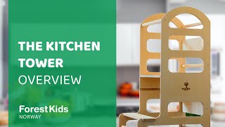 Wooden Kitchen Tower Showcase | Forest Kids Norway