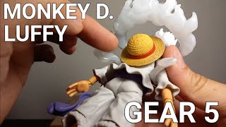 Análisis y unboxing de Monkey D. Luffy Gear 5, SH Figuarts, de Bandai.