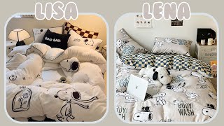 Lisa or Lena (Snoopy Edition🤍) #lisa #lena #lisaandlena #snoopy #trendingvideo