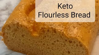 Keto Flourless Bread - Fluffy Airy Bread- Gluten Free Bread - 2 Main ingredients Bread.