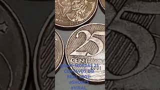 @1641-MOEDAS 25 CENTAVOS DO REAL DE 2001-VALOR EM $20,00 REAIS-#SHORTS #VIRAL.