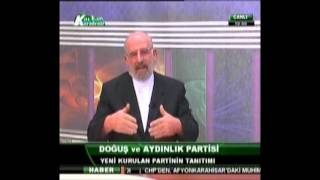 19.10.2012 kurban bayramı yorumu.wmvdoğuş ve aydınlık genel başkanı dursun ali bacioğlu