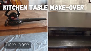 Kitchen Table Makeover || Timelapse