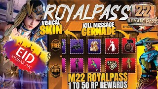 M22 ROYAL PASS FULL MAX | OP OUTFIT | MAXING RP | RG Lio | PUBG MOBILE #RP Max #Eid Mubakar