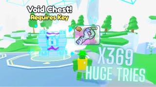 Can I get a FREE HUGE using 369 VOID KEYS in pet sim 99?