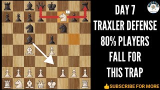 Traxler Counter Attack Part 1 || Aggressive Opening Tricks And  Strategies For Black And  White